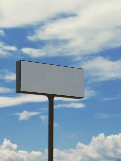 empty billboard